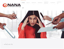 Tablet Screenshot of enana.com